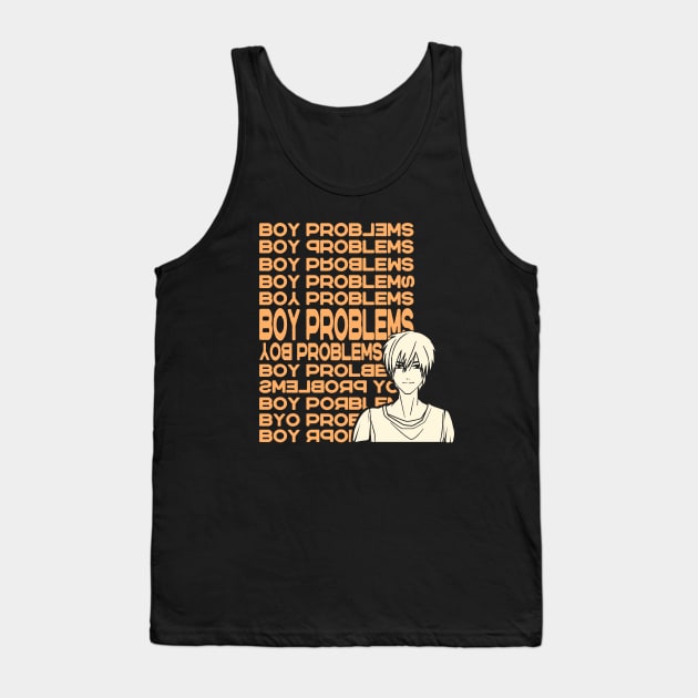 The Boy Guy Problem - Aesthetic Logo Design Tank Top by Al-loony